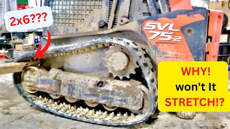 skid steer track tension|how to adjust track tension.